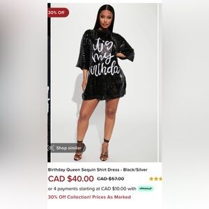 New with tags Sequin dress